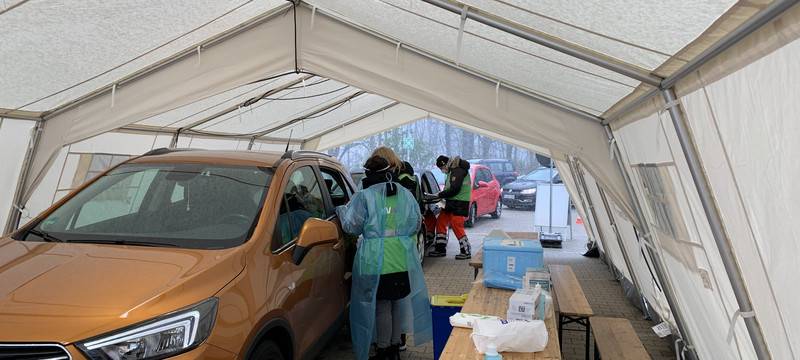 Drive-In-Impfen im EN-Kreis