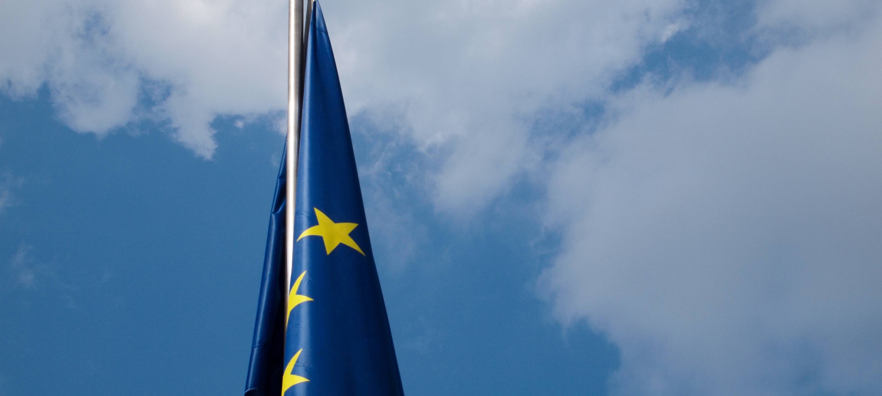 Bus der Europawahltour in Oberhausen