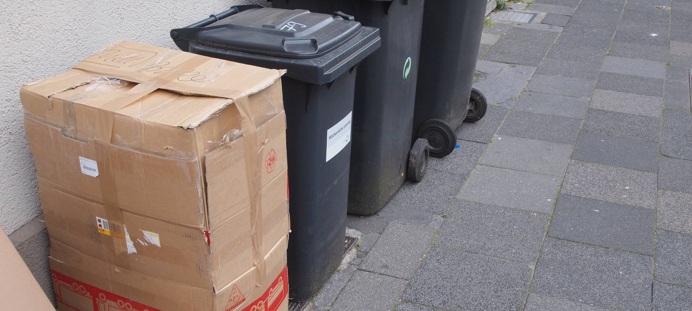 Sperrmüll nicht in Tonne entsorgen