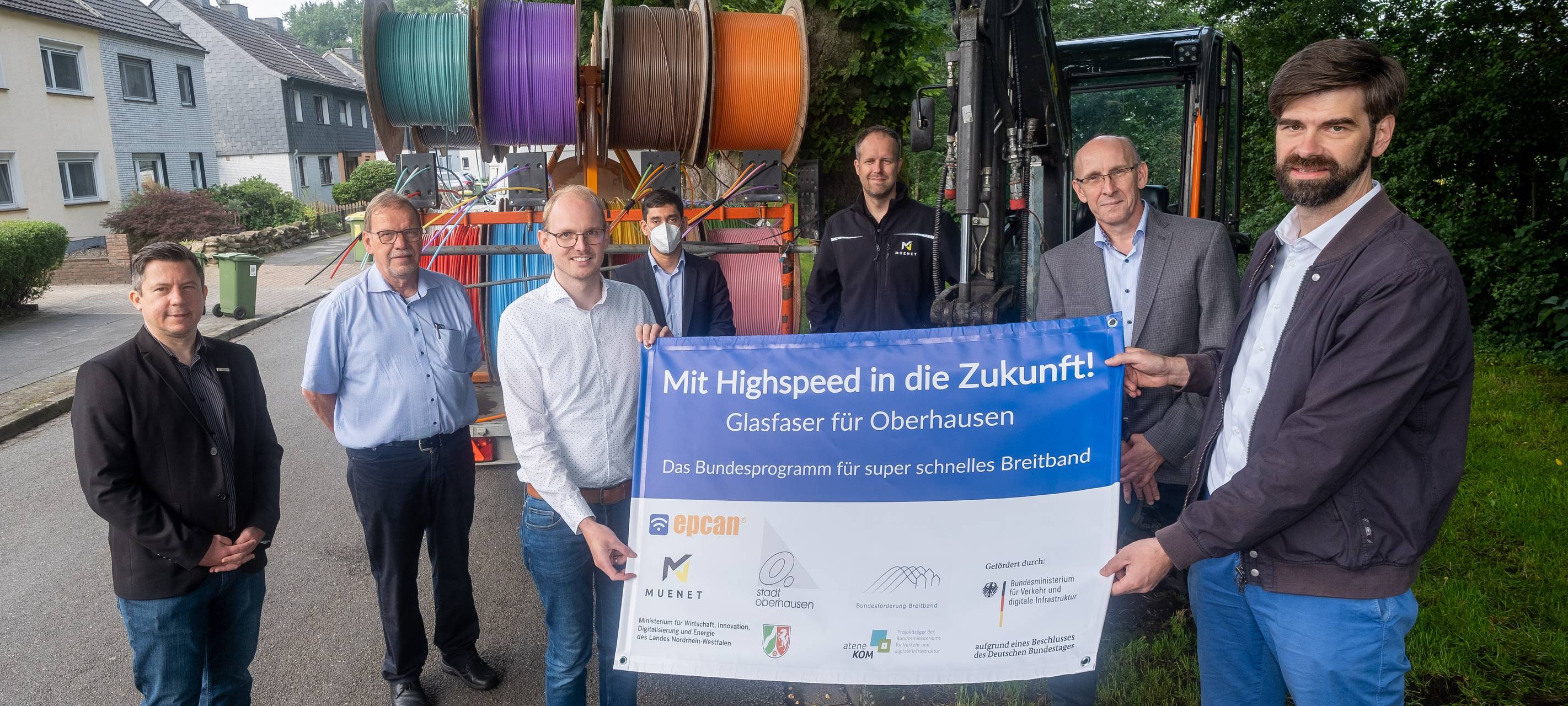 Bauarbeiten für schnelleres Internet gestartet