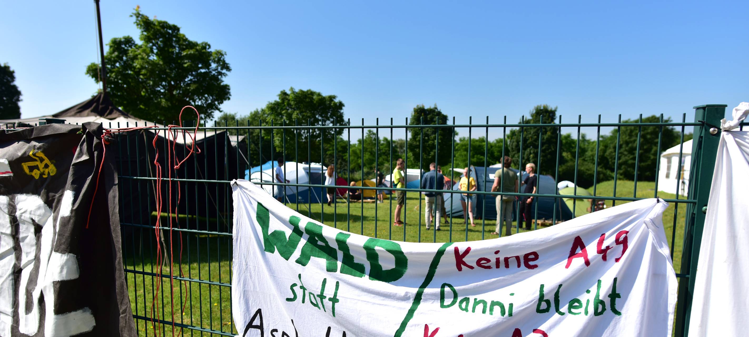 Klimacamp auf unbestimmte Zeit verlängert