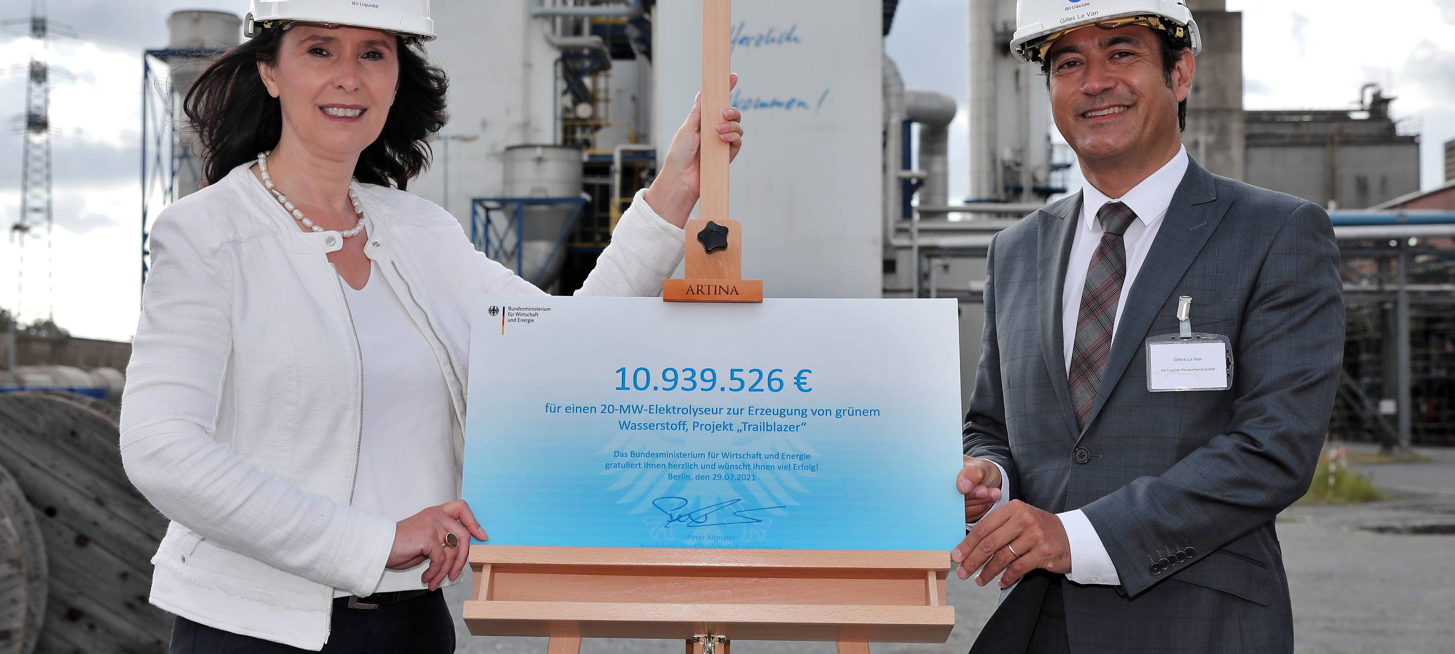 Produktionsanlage für grünen Wasserstoff