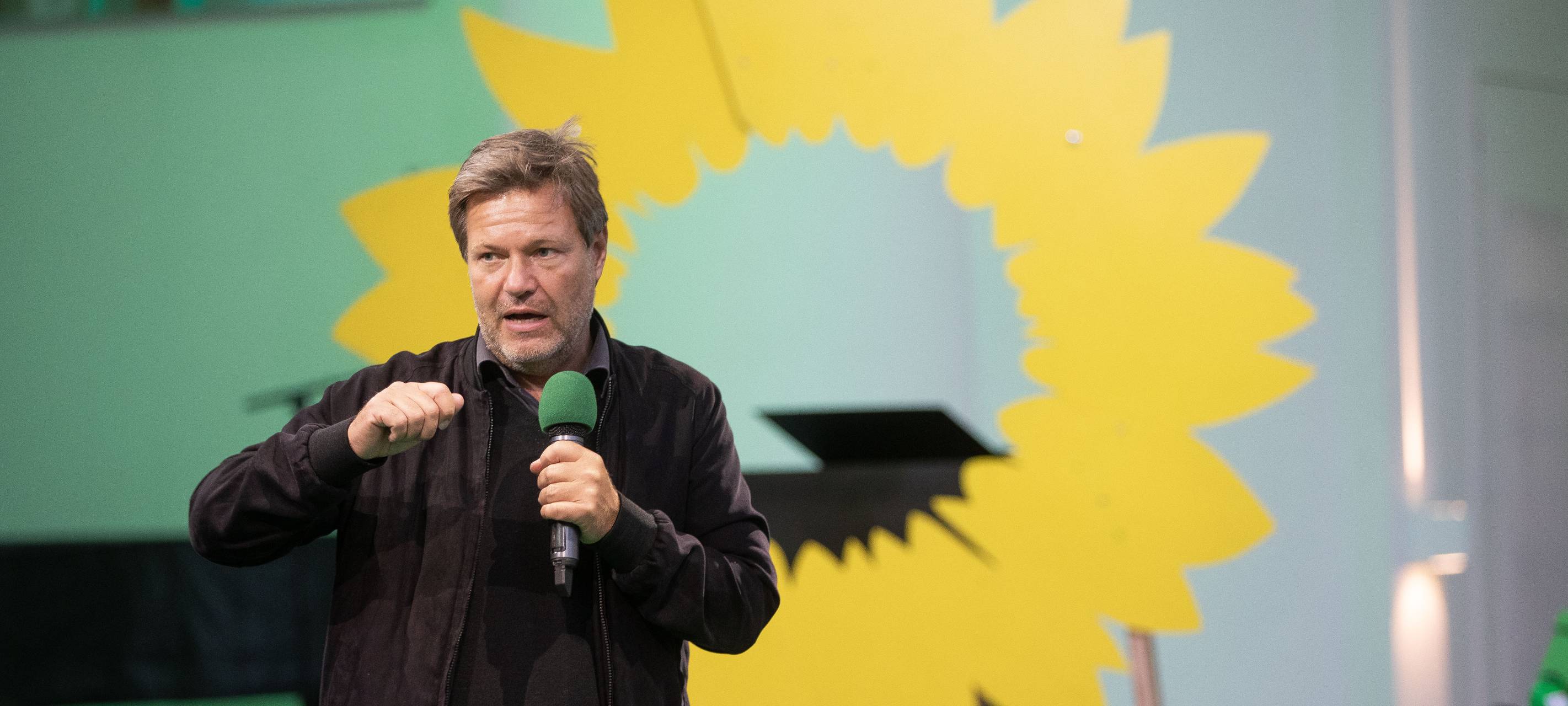 Habeck auf dem Altmarkt