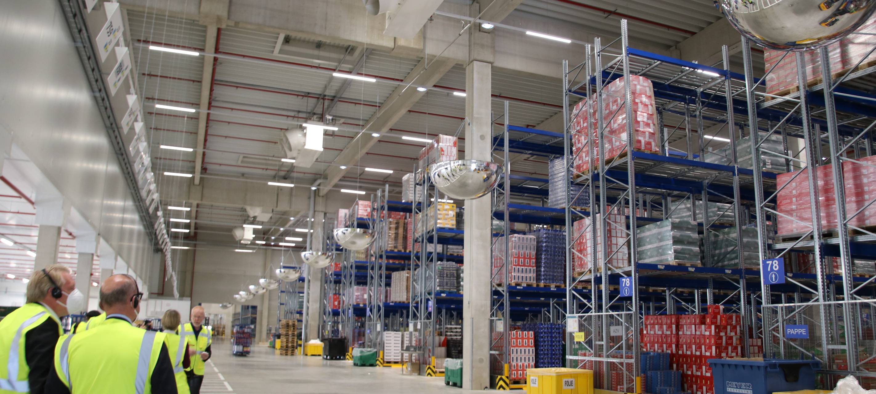 Neues Edeka-Lager nimmt Betrieb auf