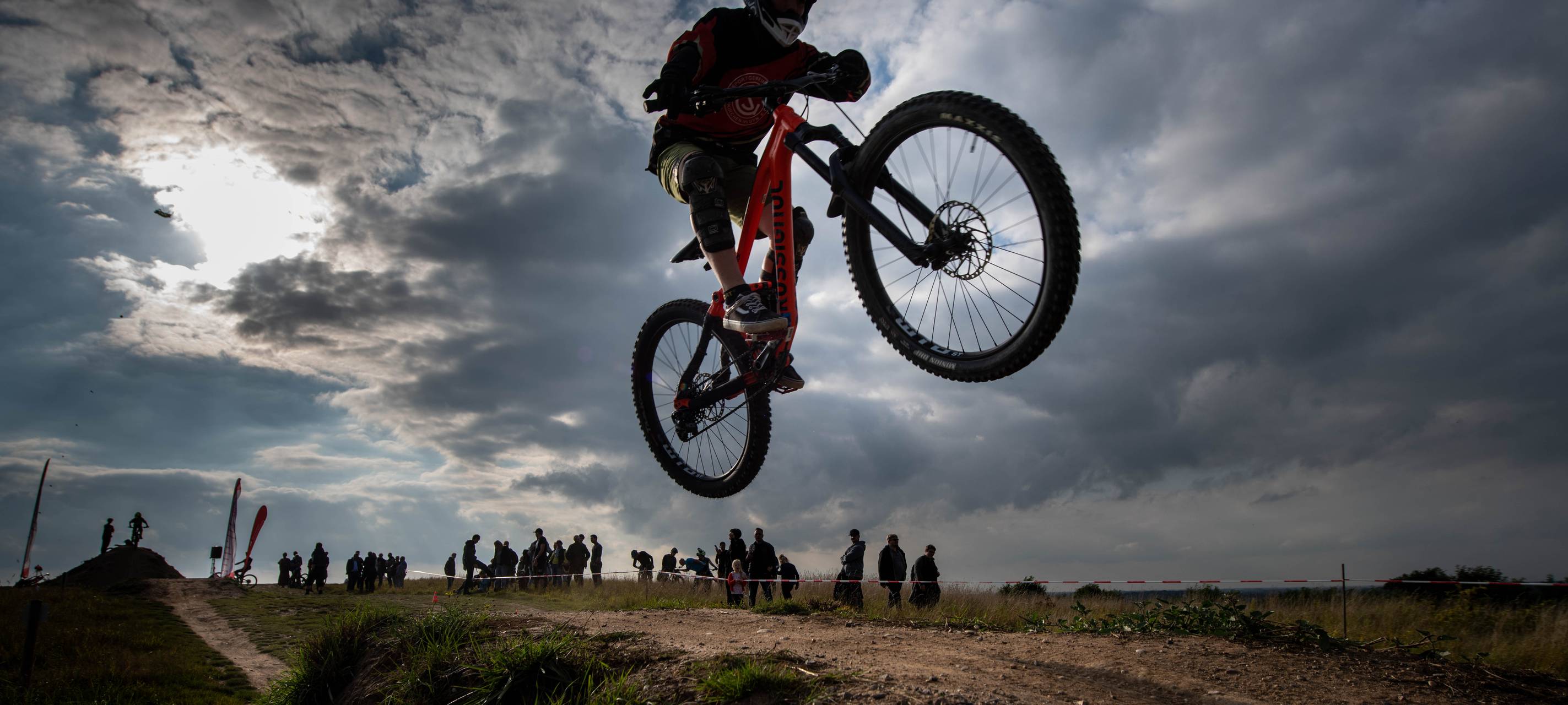 Neue Mountainbike-Strecke auf Halde Norddeutschland