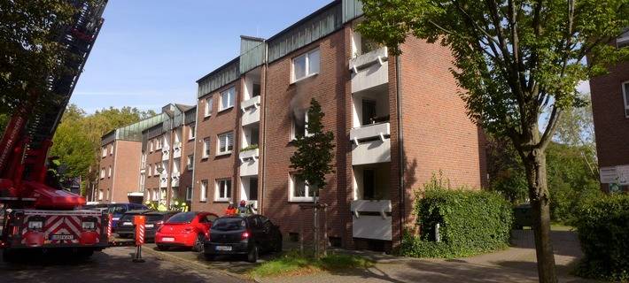 Zimmerbrand in Theresenstraße