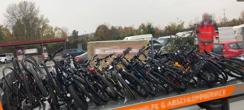 40 Fahrräder in Essen und Mülheim sichergestellt