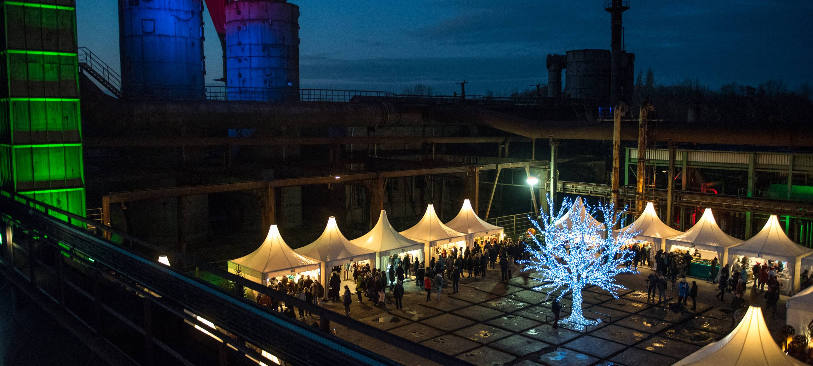 Lichtermarkt und Weltrekordversuch