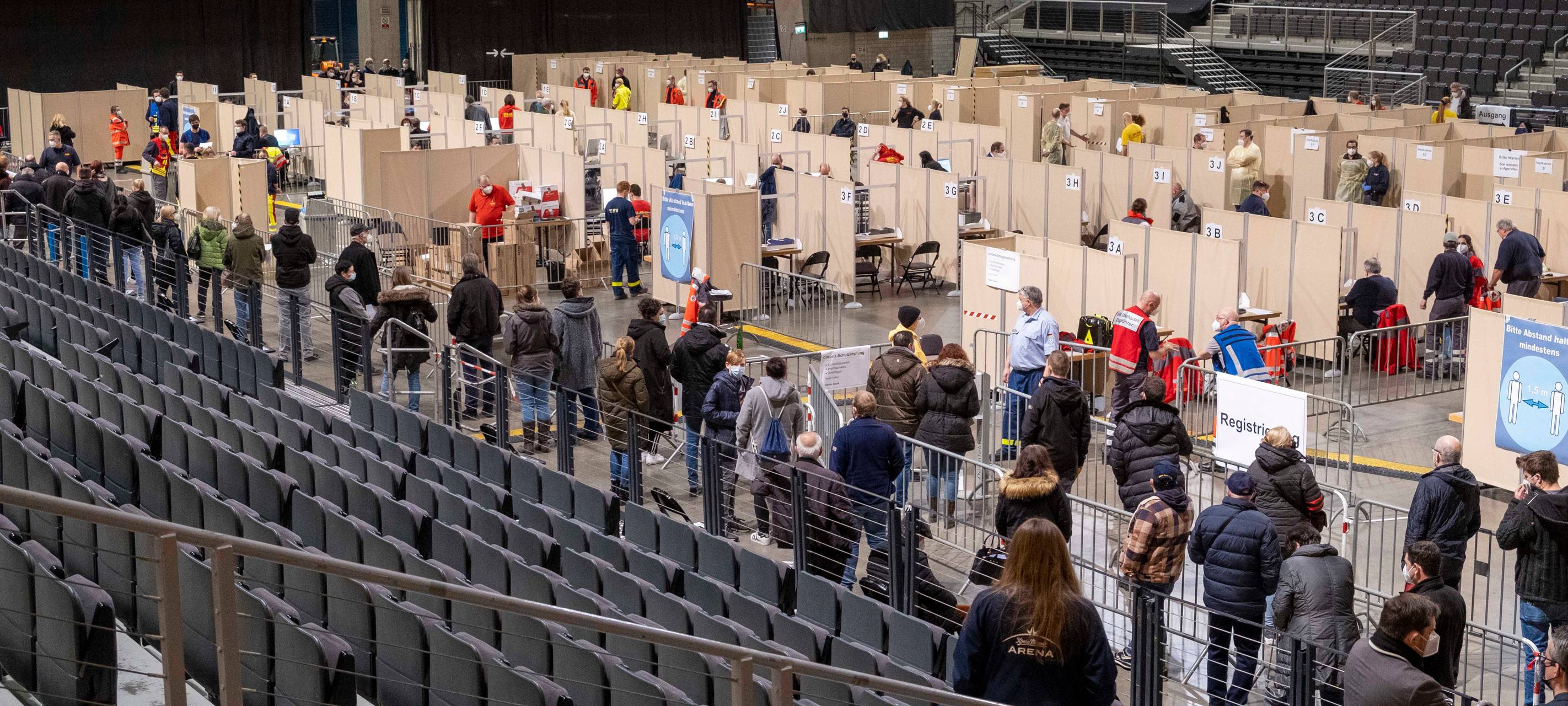 Knapp 3.900 Impfungen in der Arena
