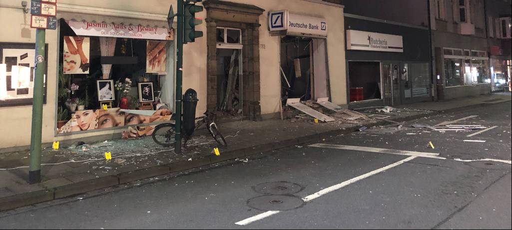 Erneut Automat in Essen gesprengt
