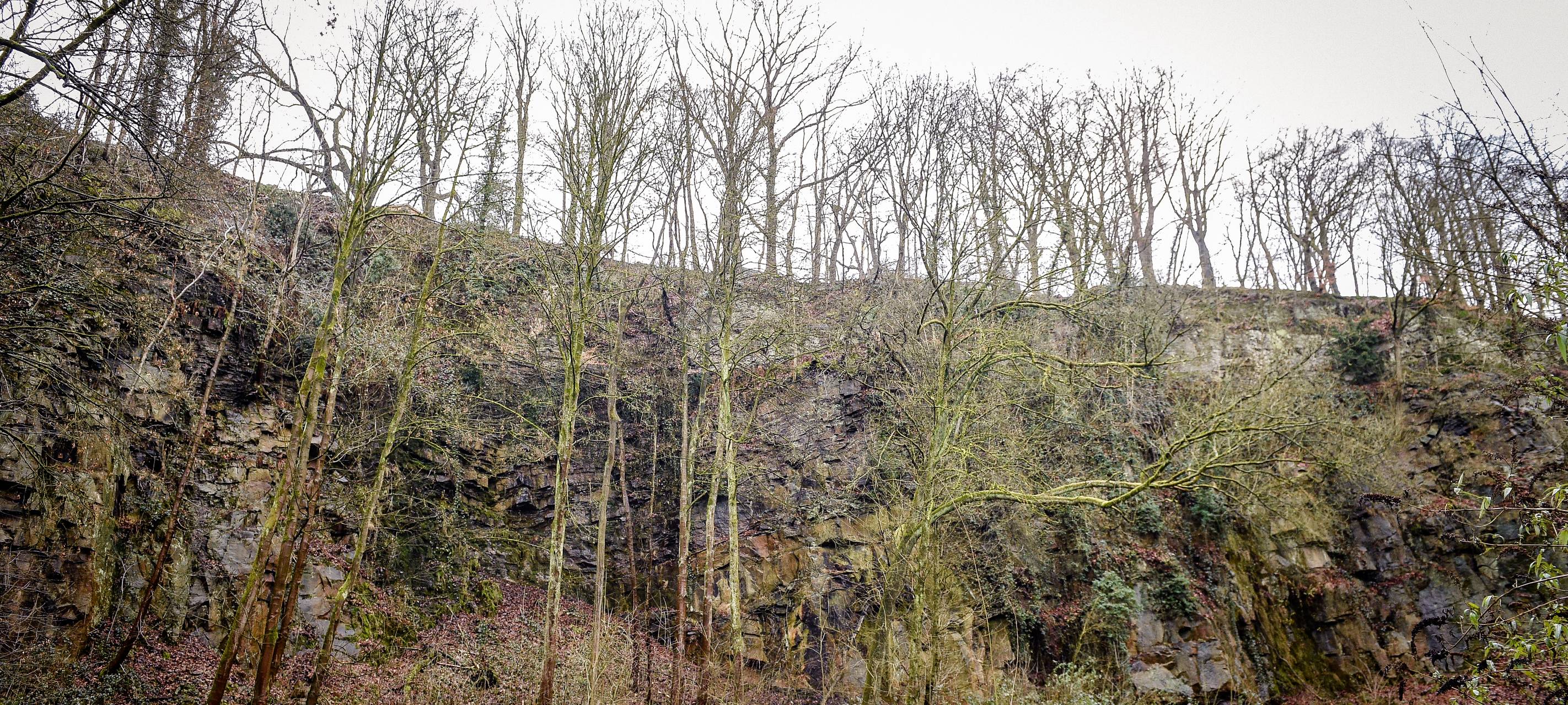 Ein Steinbruch für einen Uhu