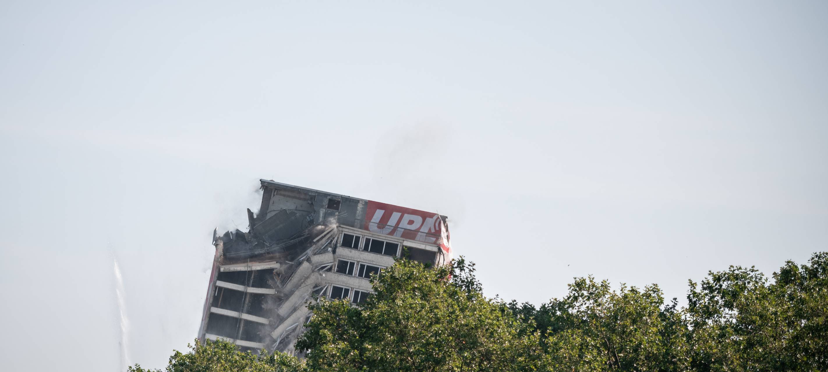 Zeitplan für Hochhaus-Sprengung unklar