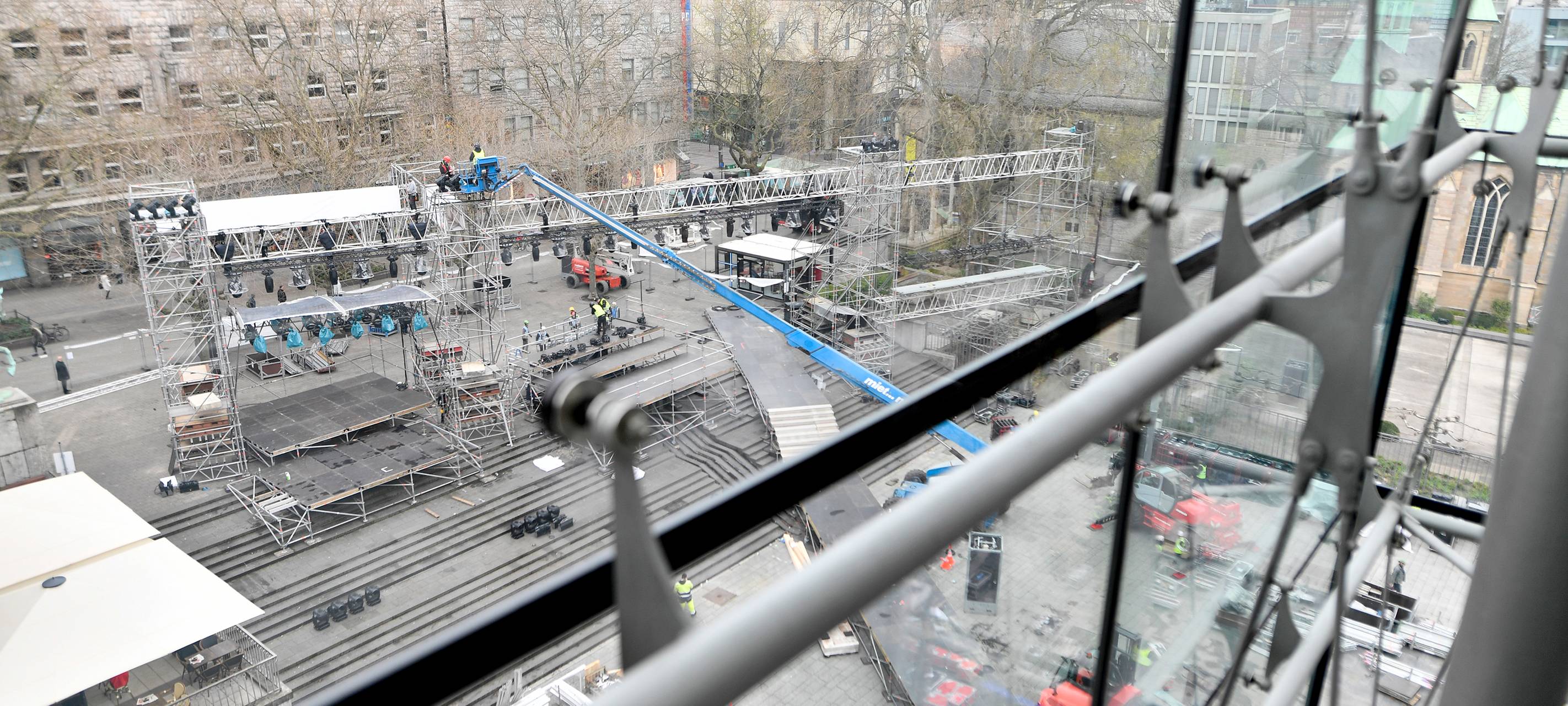 Österliches TV-Spektakel in der Essener City