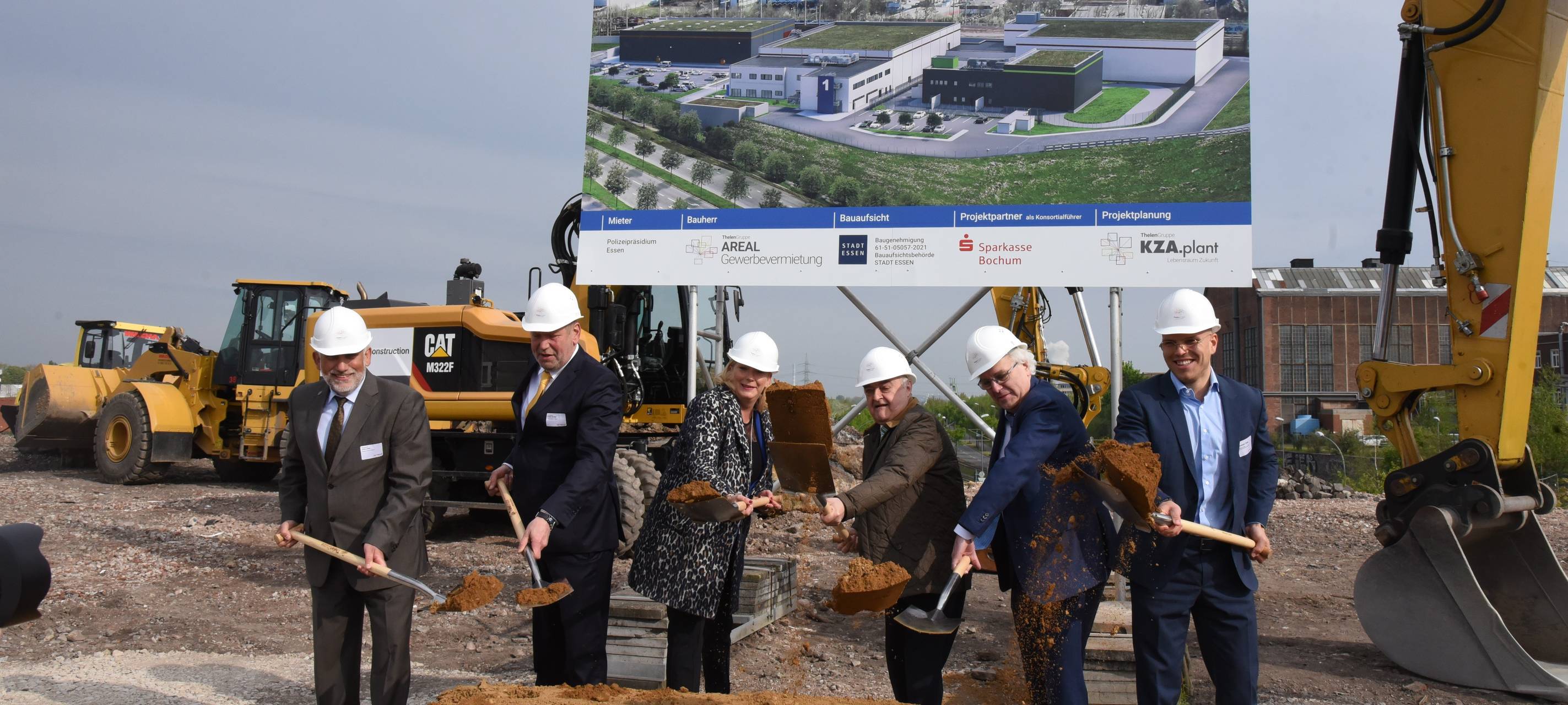 Bauarbeiten für Trainingszentrum der Polizei gestartet