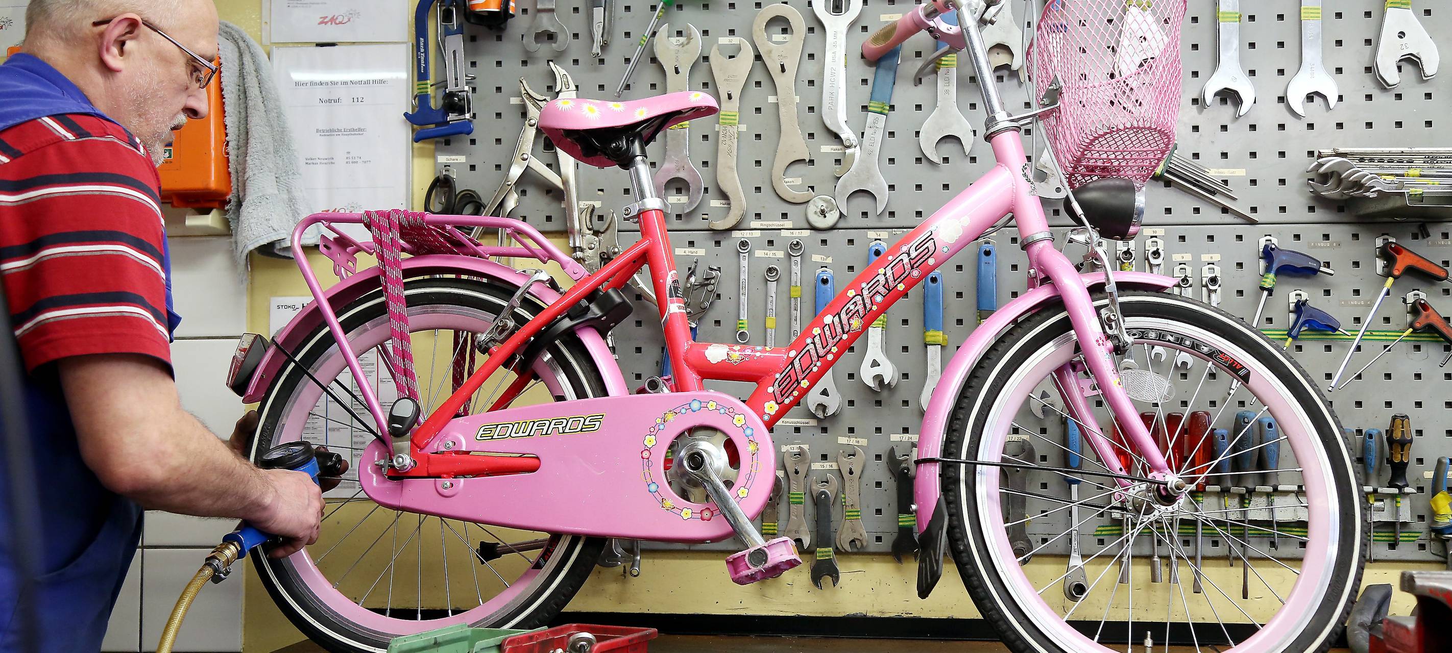 Radstation sucht Spendenräder