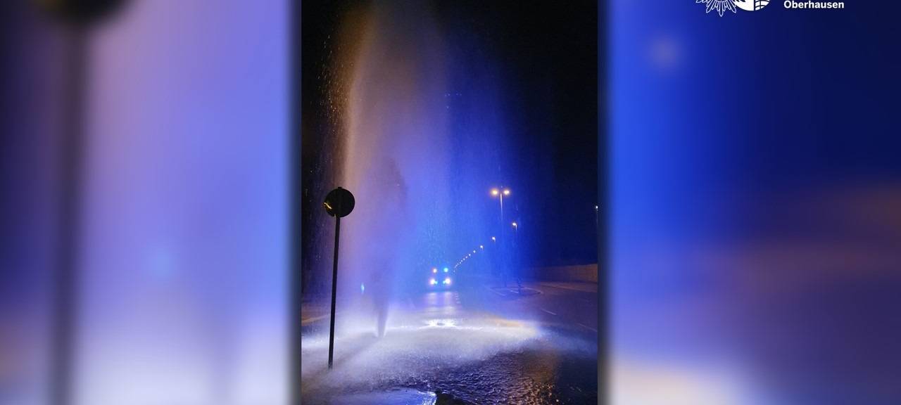 Hydranten offenbar von Jugendlichen geöffnet