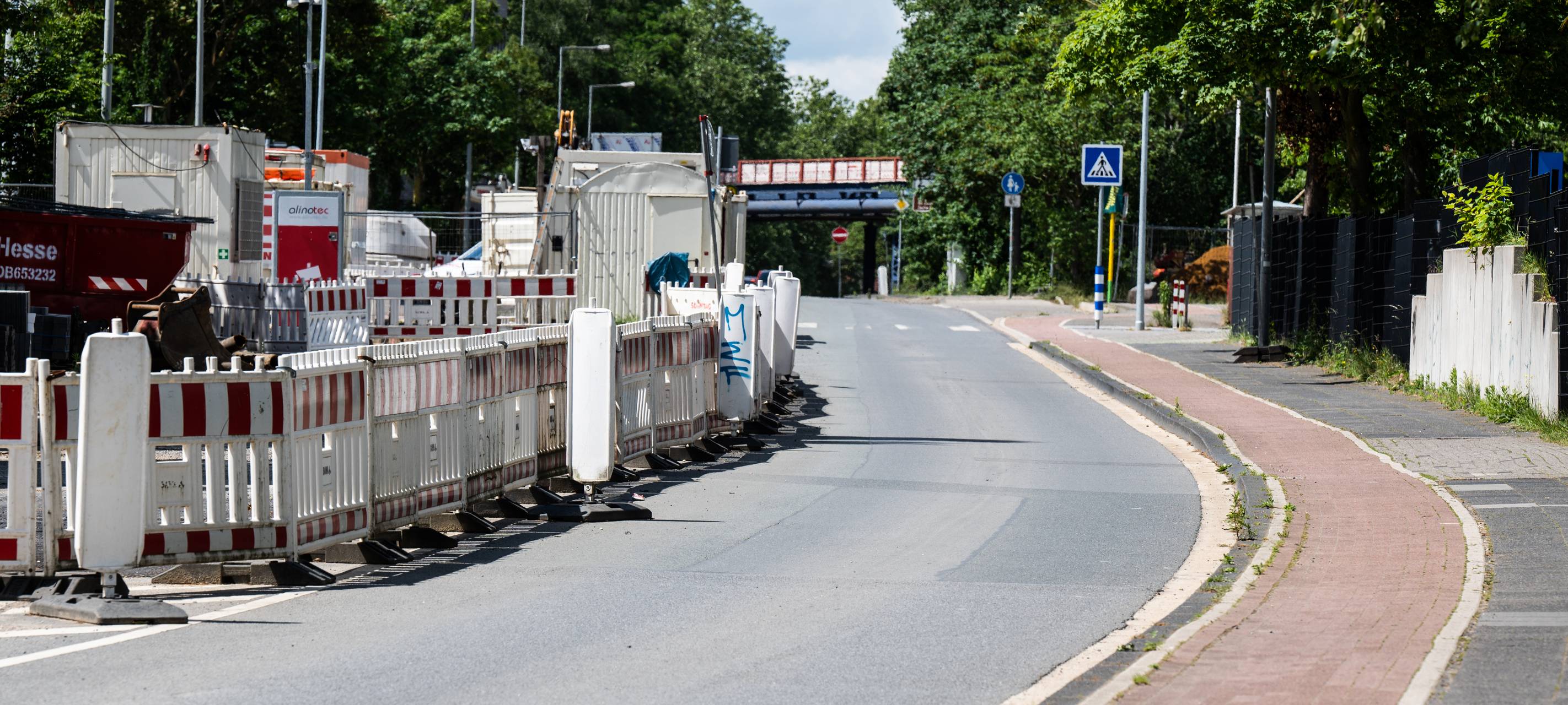 Vestische Straße bleibt Dauerbaustelle