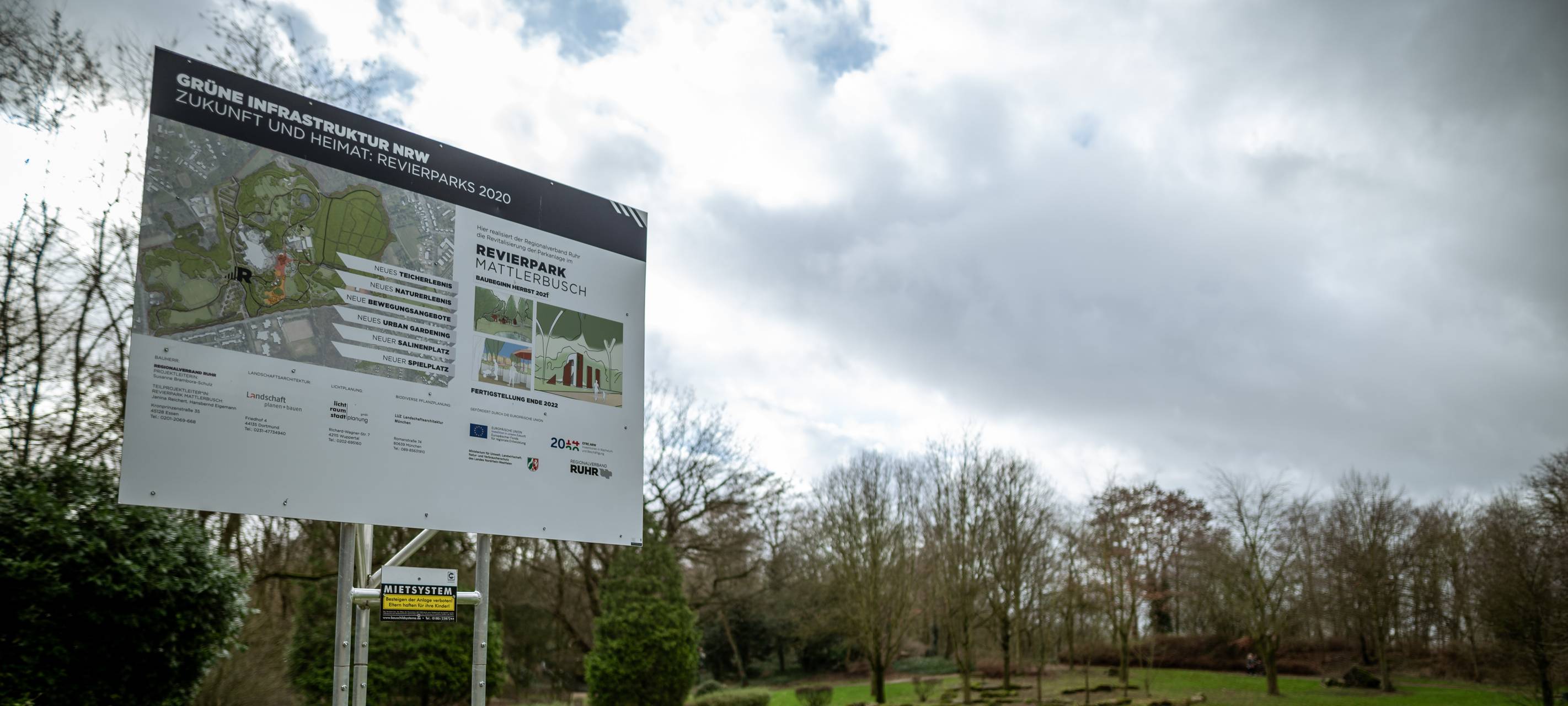 Bauarbeiten in Mattlerbusch starten