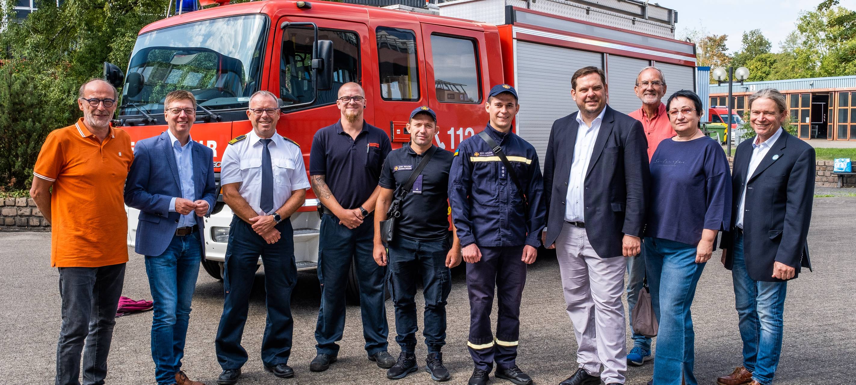 Unterstützung für Feuerwehr in Saporishja
