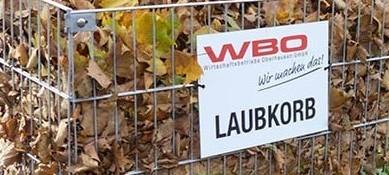 WBO stellen mehr Laubkörbe auf