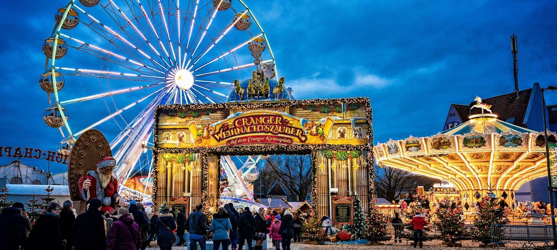Cranger Weihnachtszauber endet mit Feuerwerk