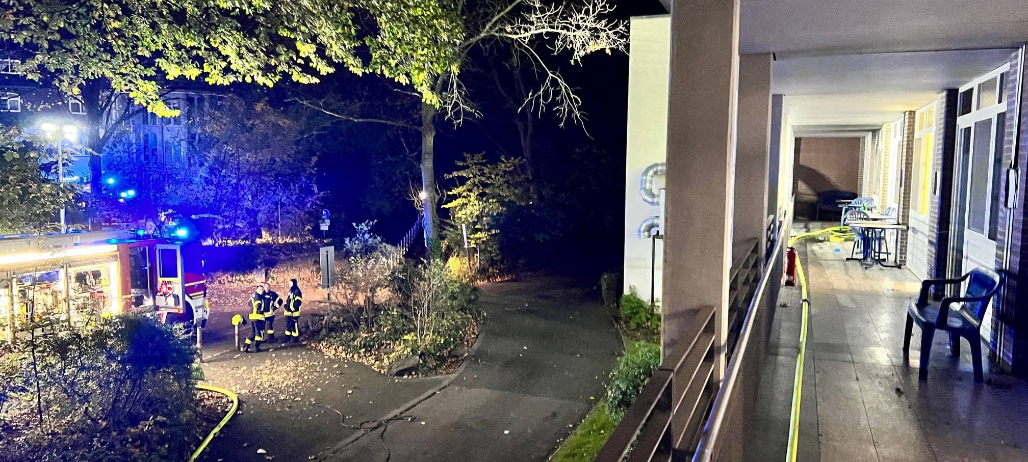 Feuer in Gelsenkirchener Krankenhaus