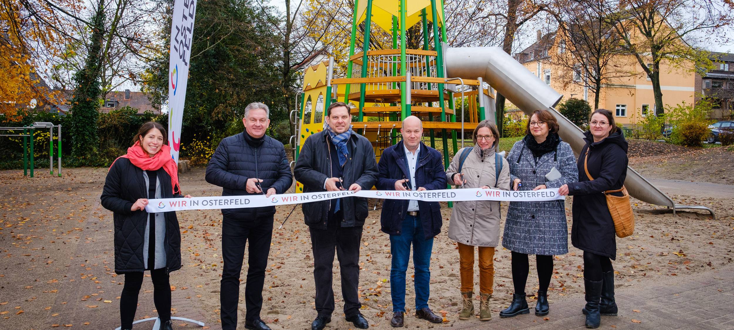 Neuer Spielplatz mit Calisthenics-Bereich