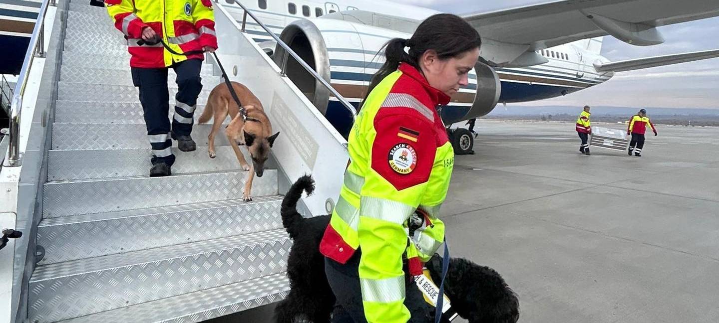 Bergungsspezialisten aus dem Revier in Türkei