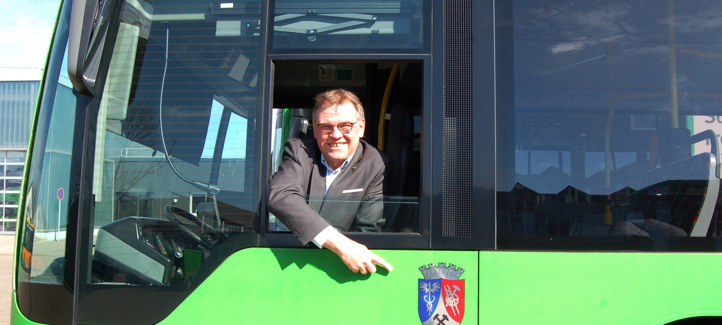 Stadtwappen ziert STOAG-Busse