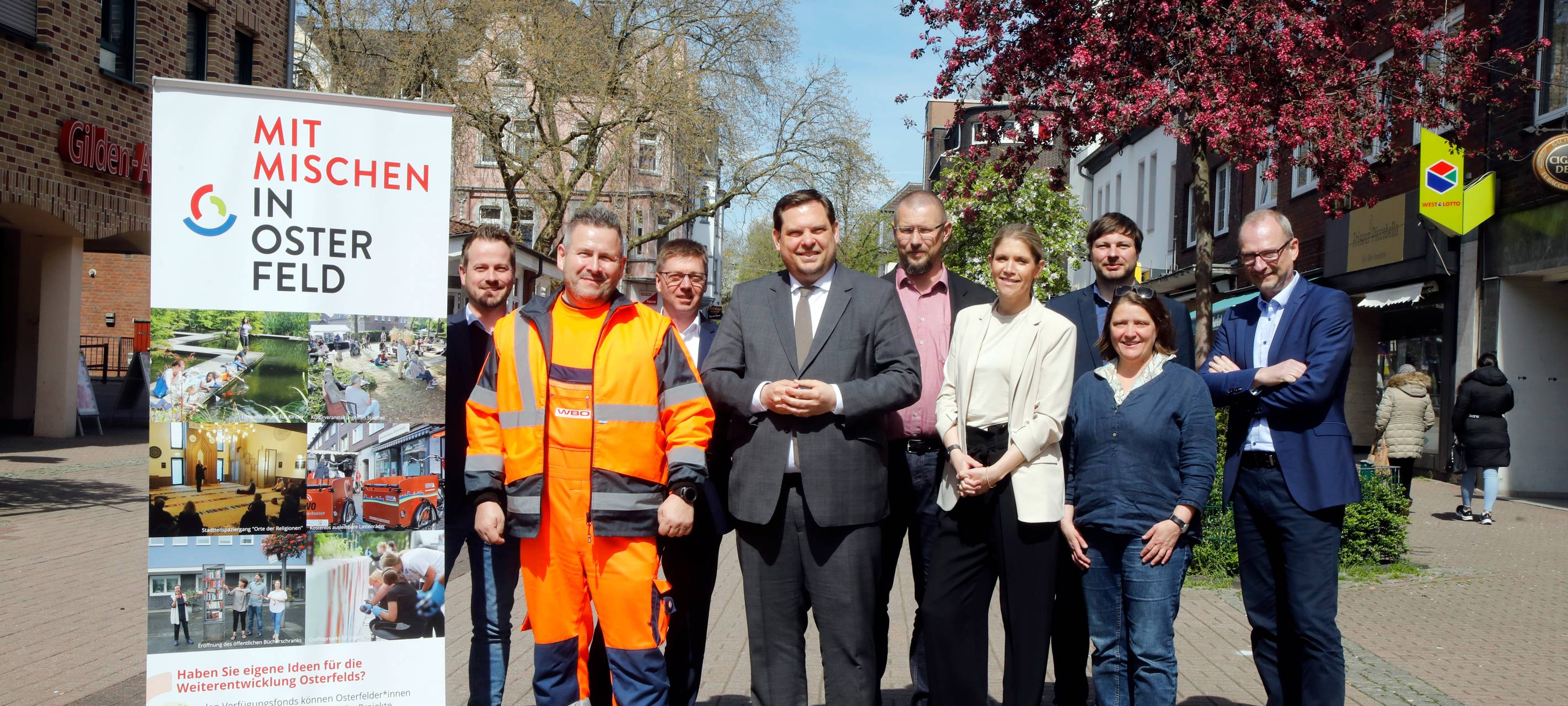 Quartiersverantwortlicher sorgt für sauberes Osterfeld