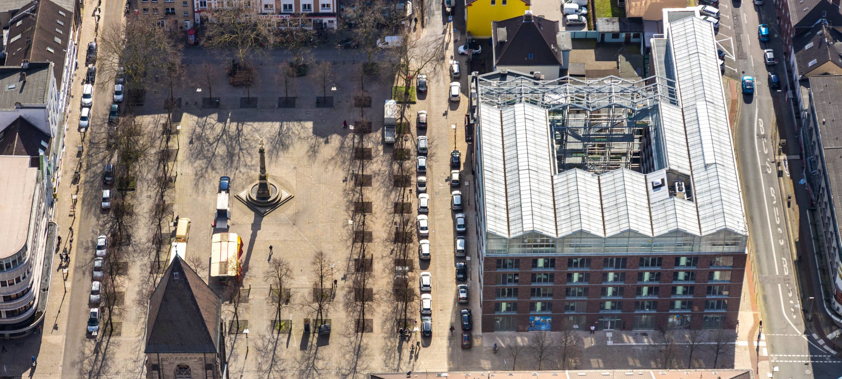 Testweise Sperrung einer Durchgangsstraße