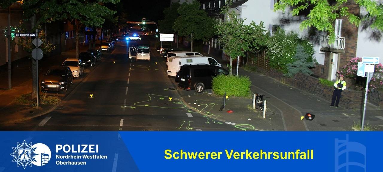 Unfallfahrer ohne Licht, zu schnell und ohne Führerschein unterwegs
