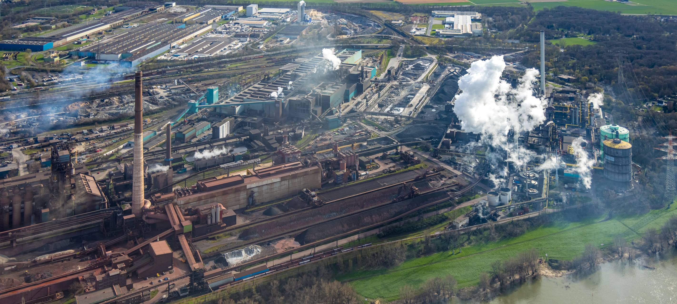 Hohe Treibhausgasproduktion in Duisburg