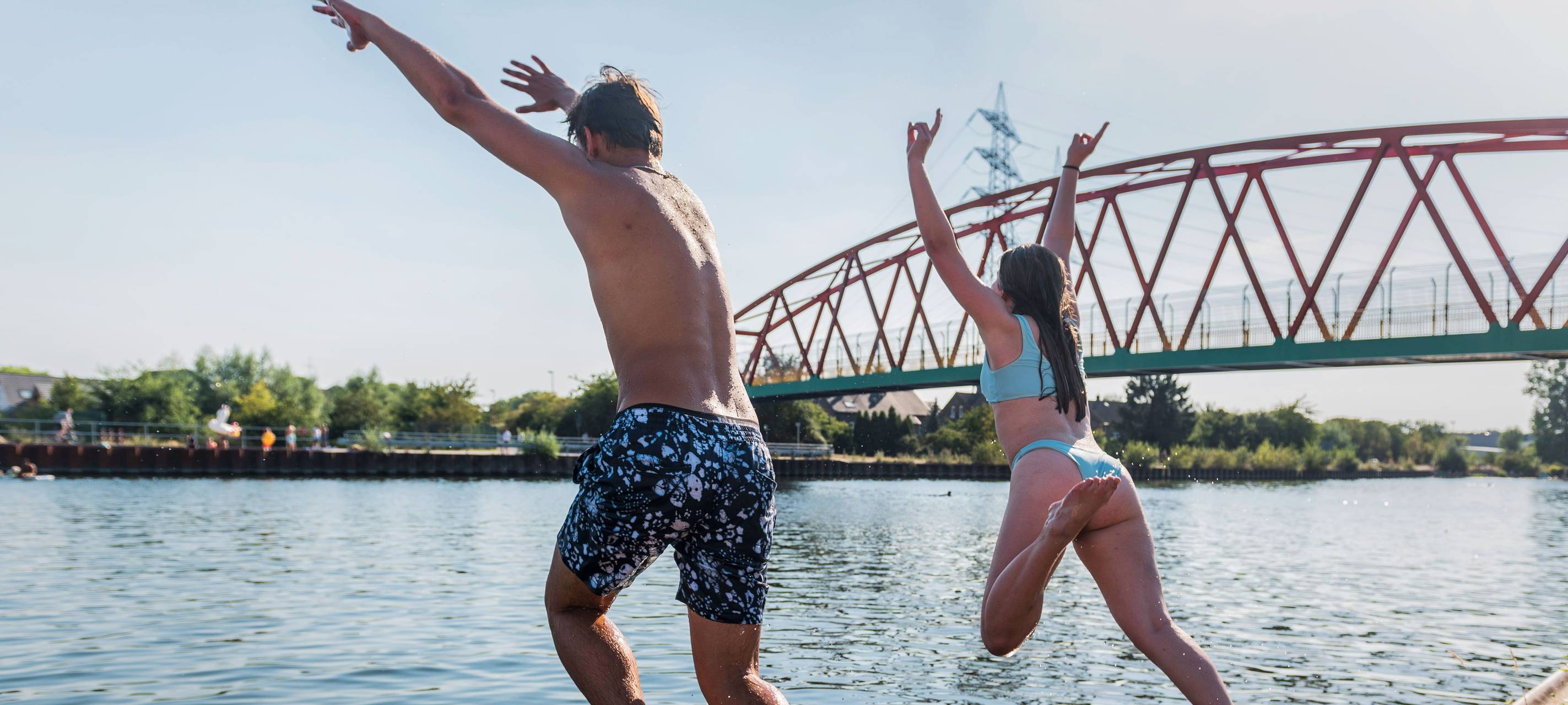 Hitze: Stadt warnt vor Baden in Kanal und Ruhr