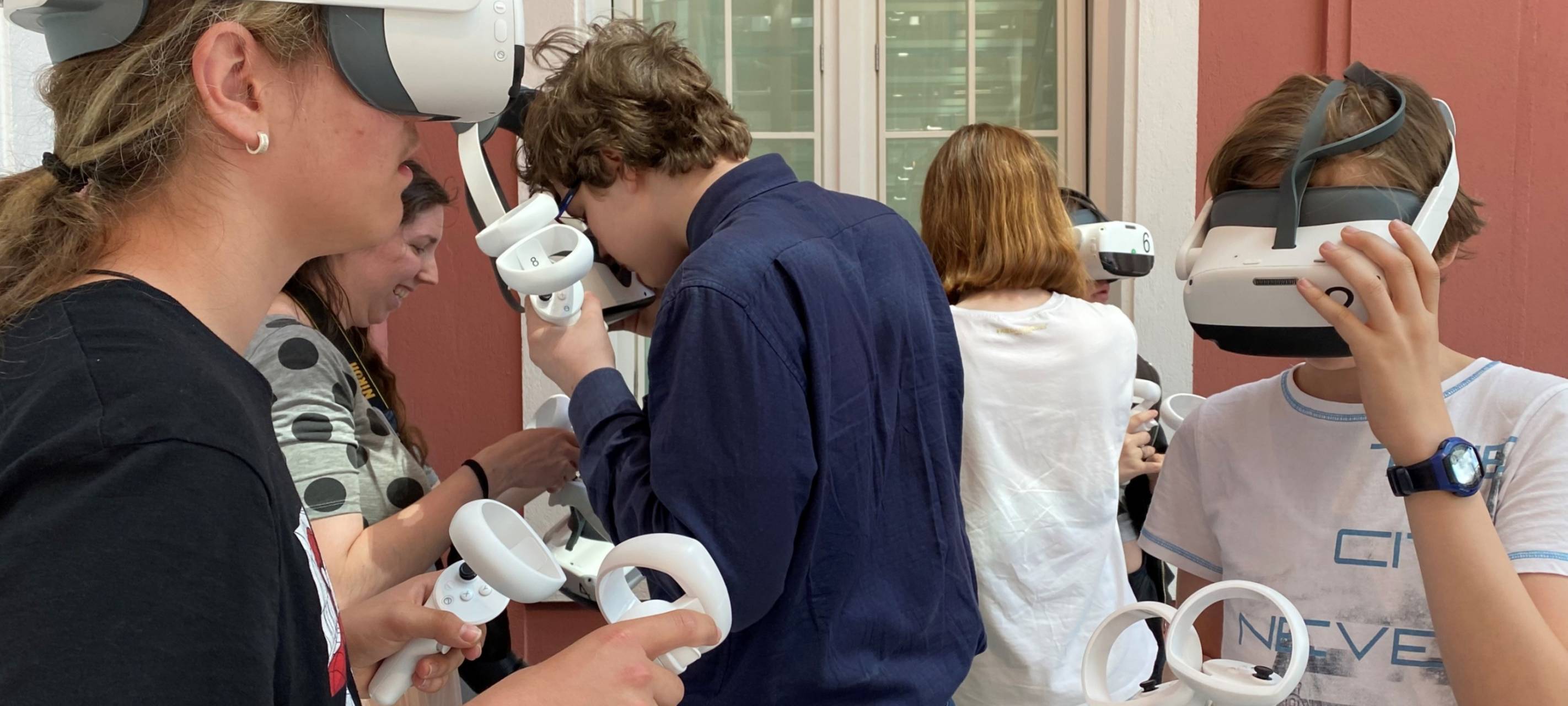 Berufserkundung mit VR-Brillen im Museum