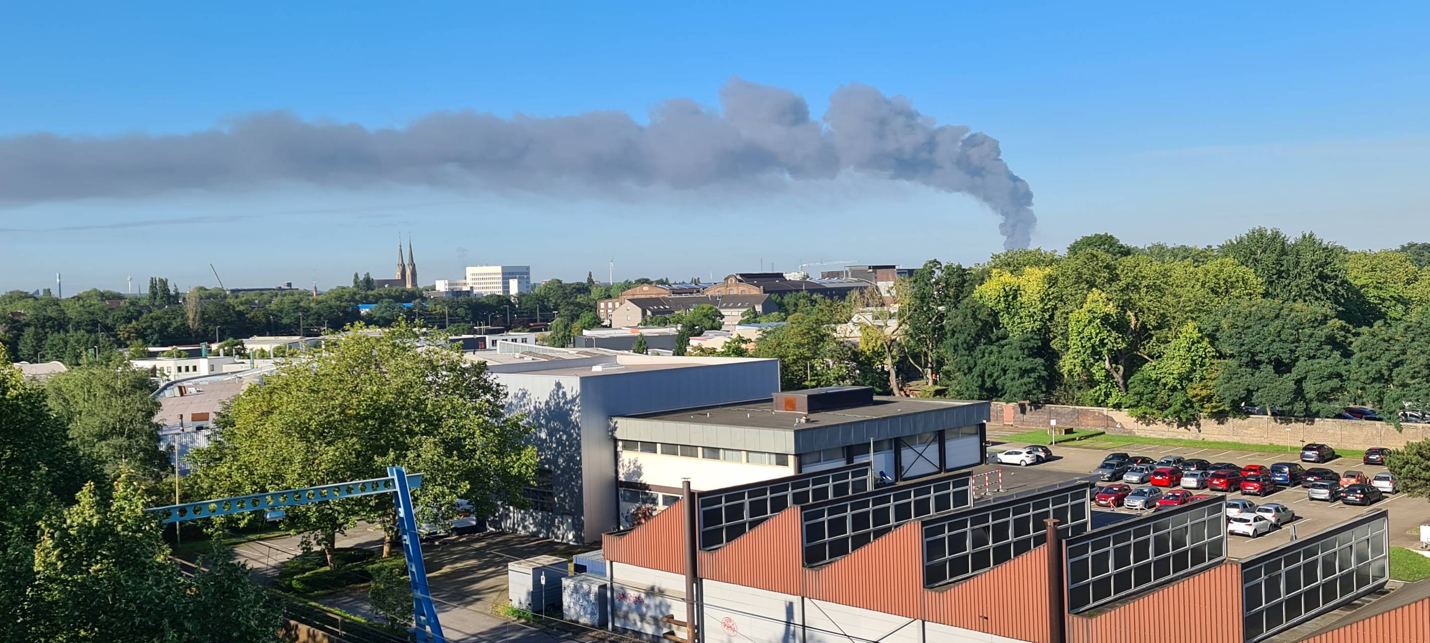 Feuer auf der Schrottinsel gelöscht