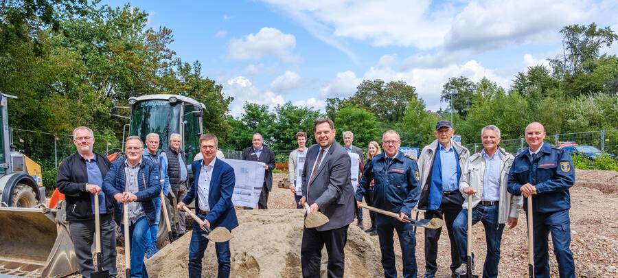 Rettungswache-Süd wird jetzt gebaut