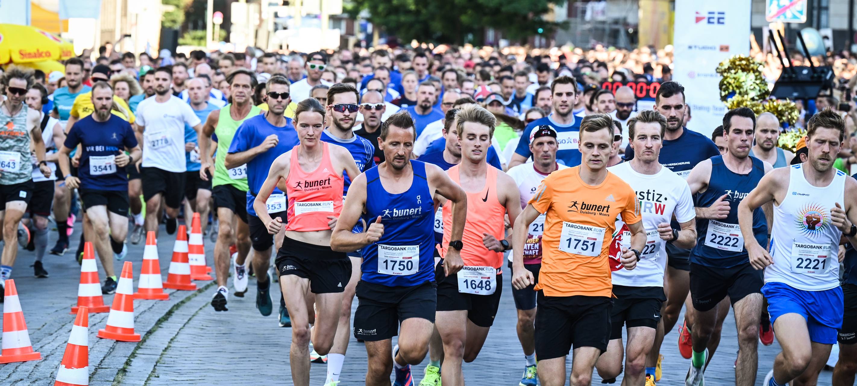Firmenlauf in Duisburg quer durch die City