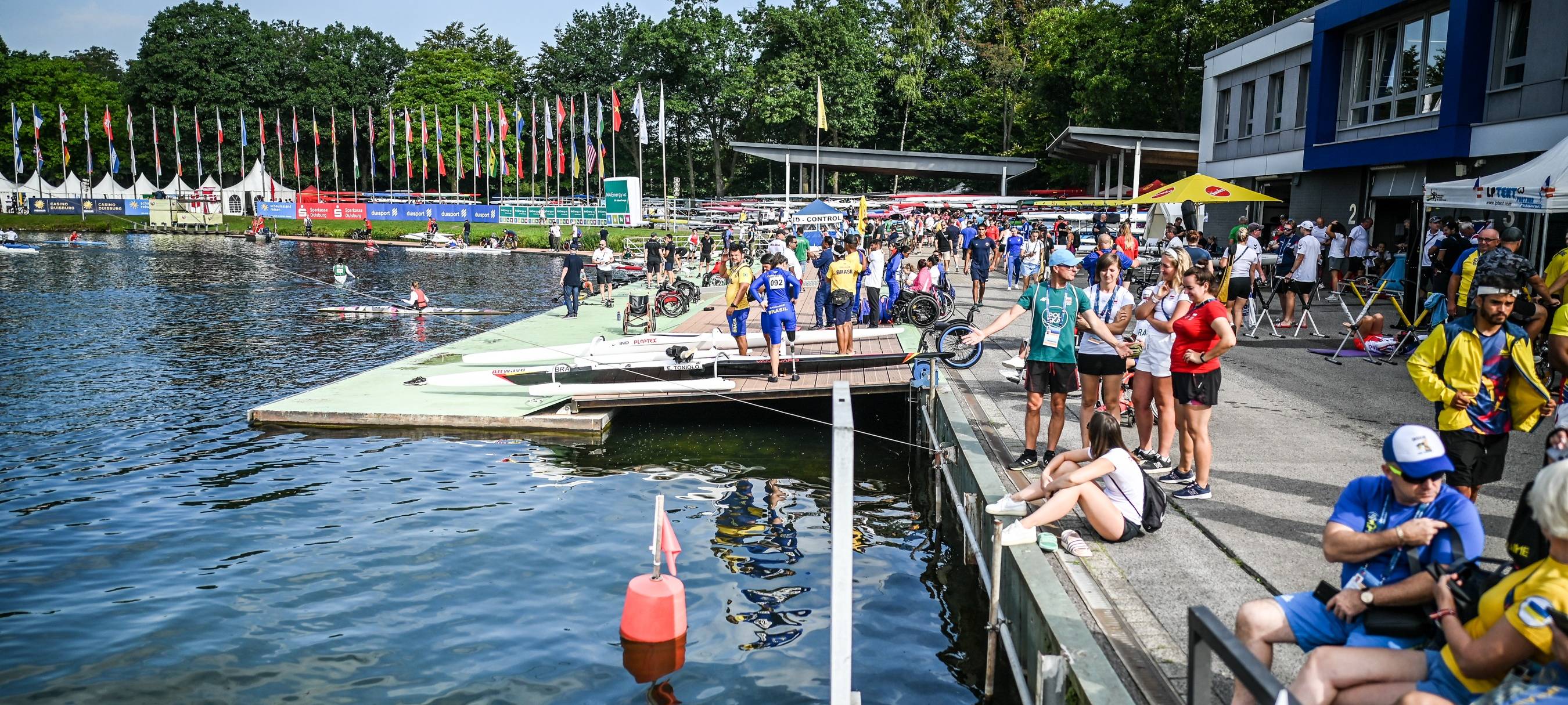 Kanu-WM läuft auf Duisburger Regattabahn