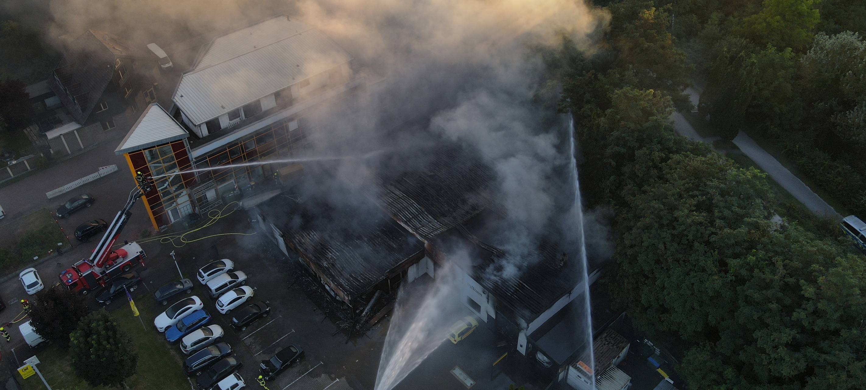 Großbrand auf dem Hausmannsfeld