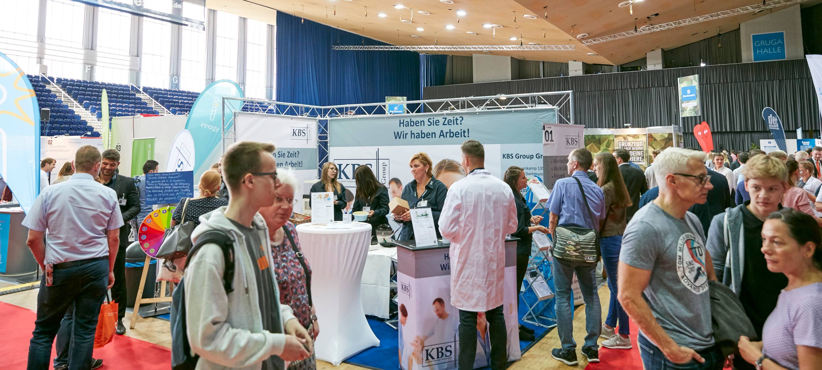 Große Jobmesse in der Grugahalle