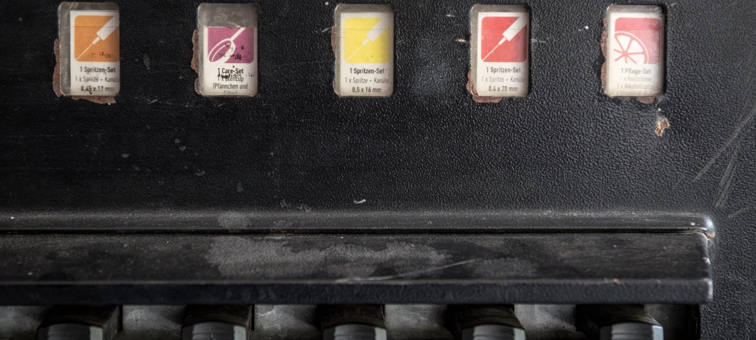 Spritzenautomaten sollen abgebaut werden