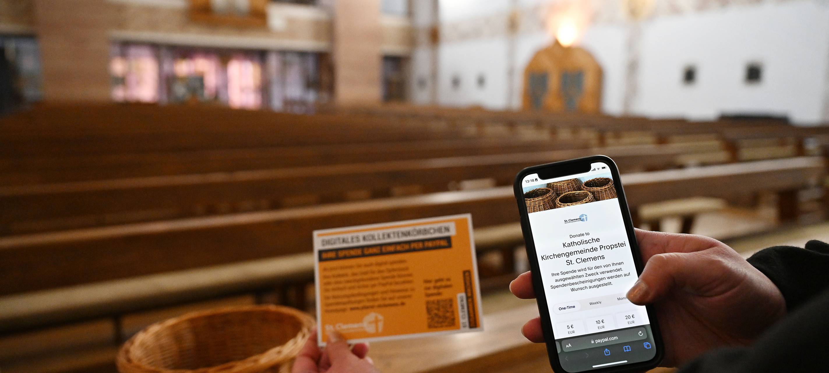 Erste Pfarrei im Ruhrbistum führt digitale Kollekte ein