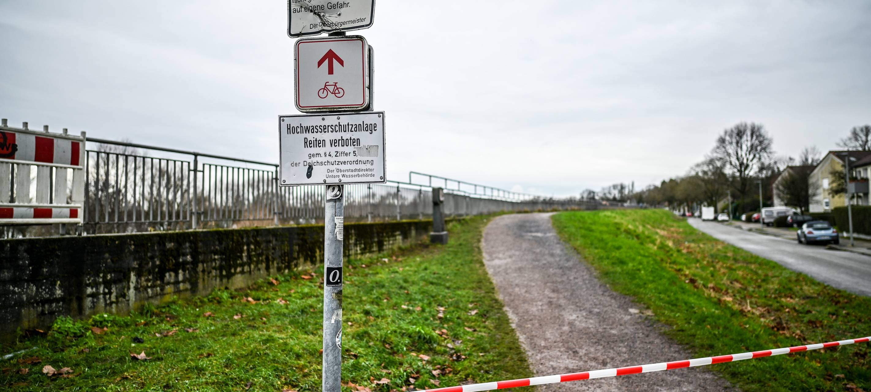 Viele Radwege nach Dauerregen nicht nutzbar
