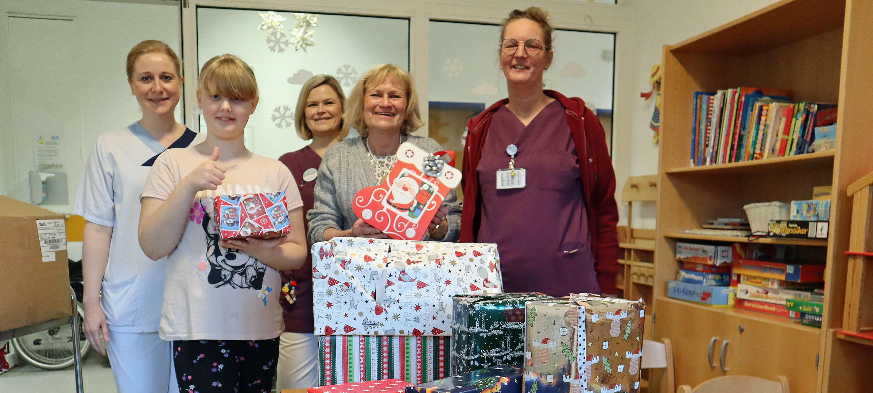 WBO beschenken kranke Kinder