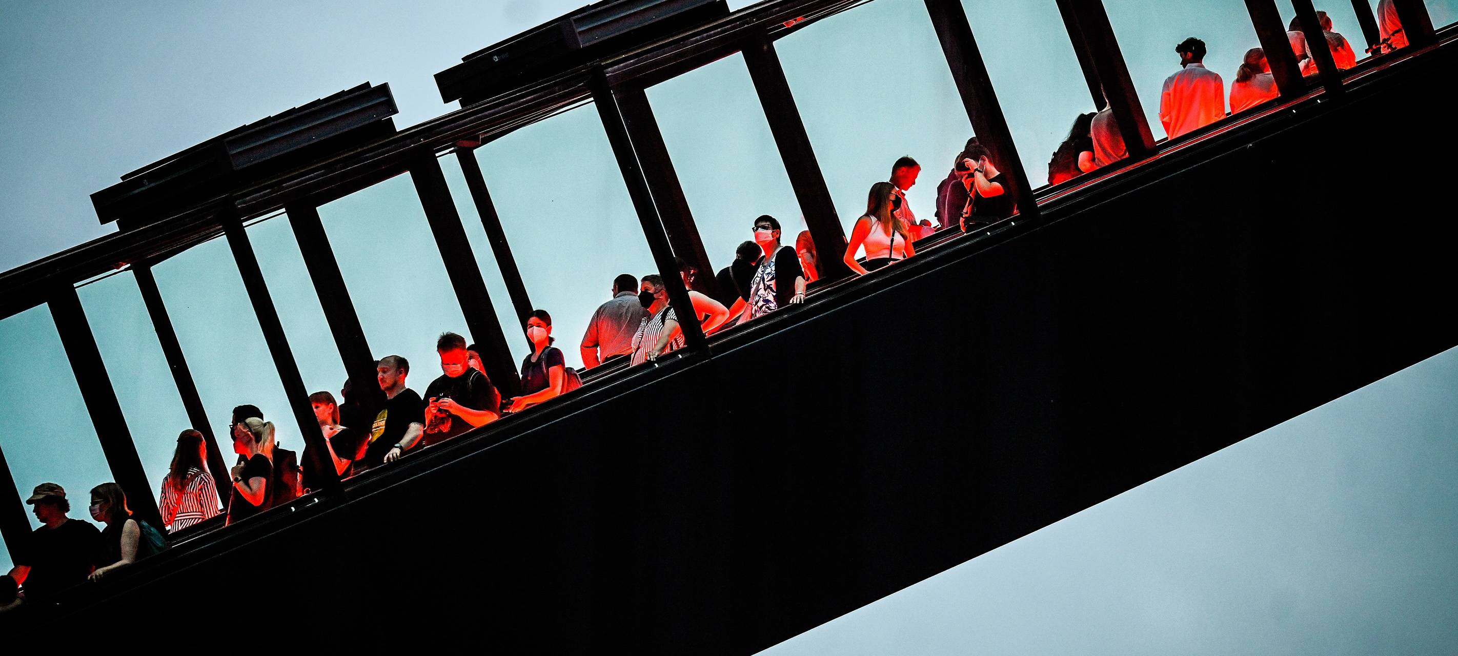 Rolltreppe auf Zollverein fährt wieder