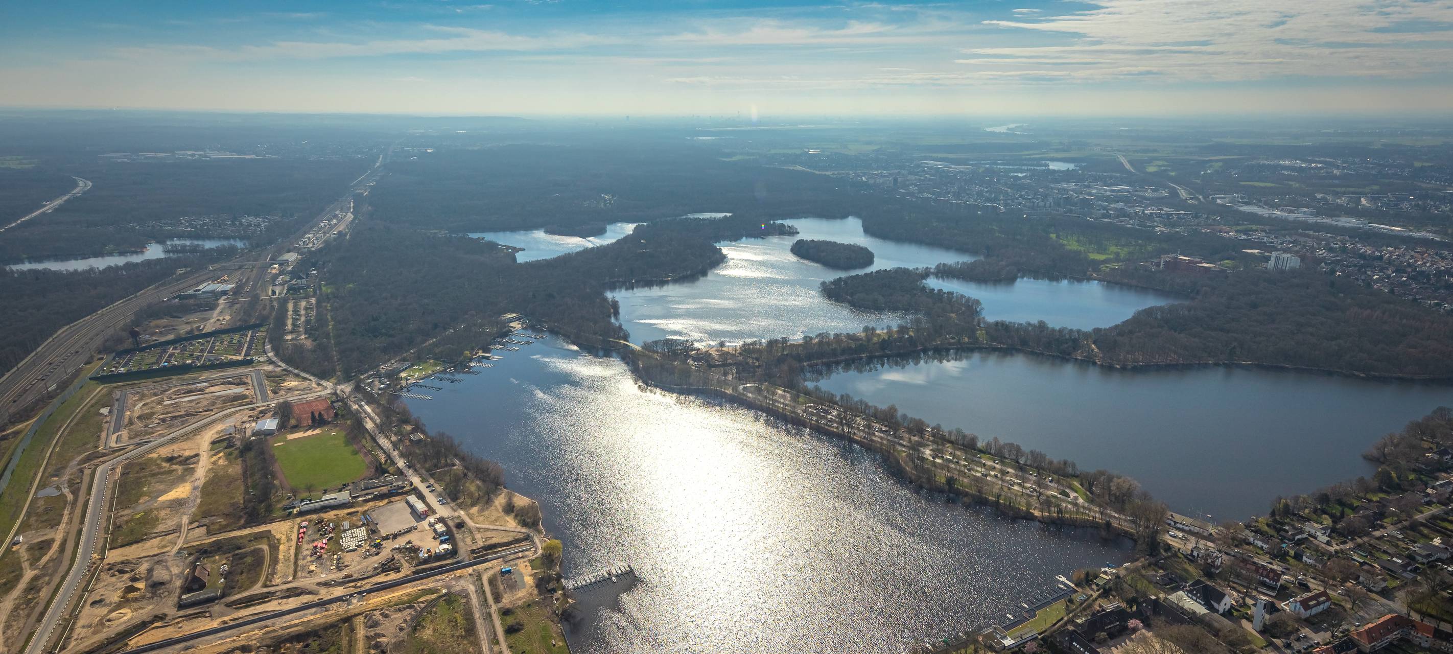 Duisburg bei Waldflächen unterdurchschnittlich