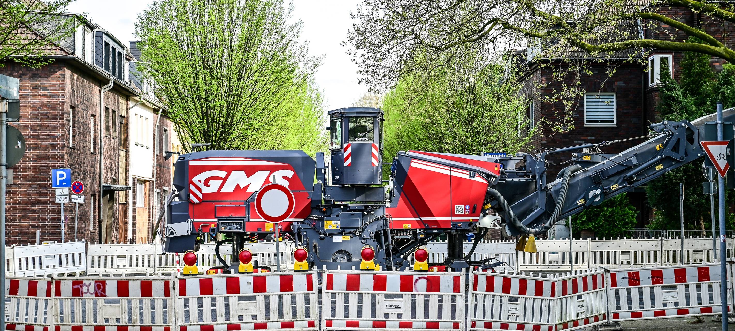 Falkensteinstraße: Bauarbeiten verlängert