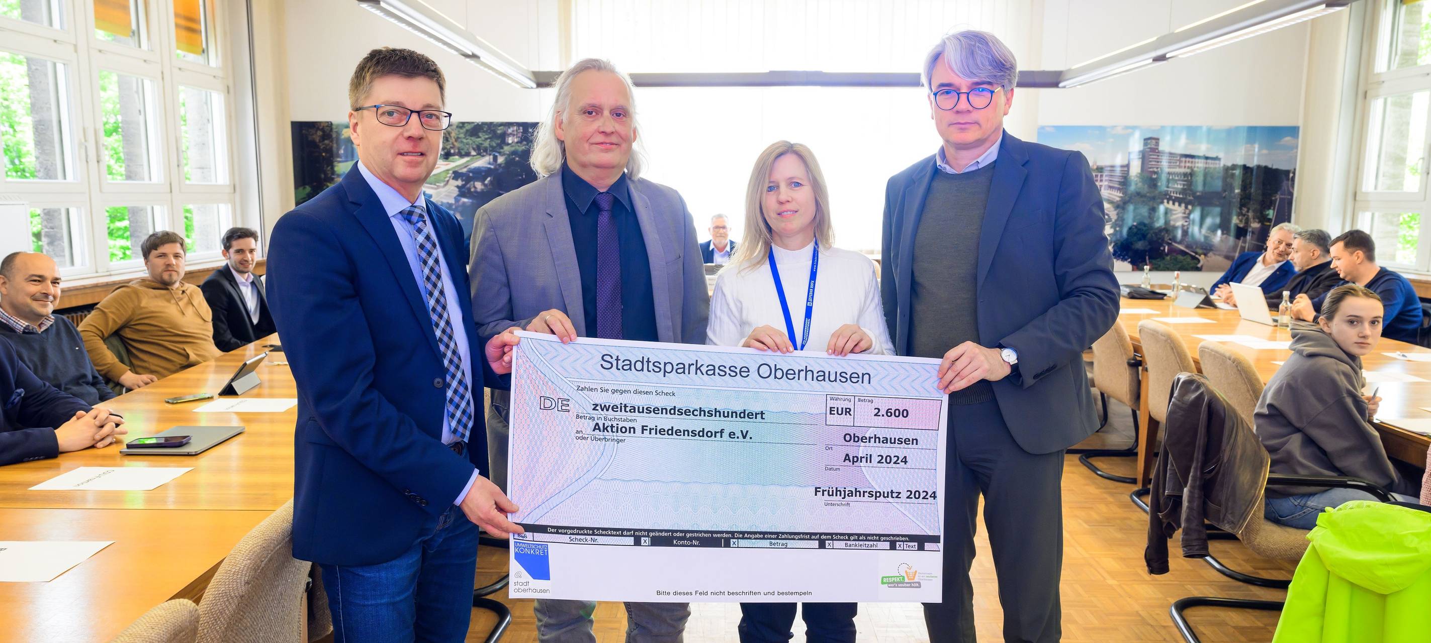 Weitere Spendenaktion für das Friedensdorf