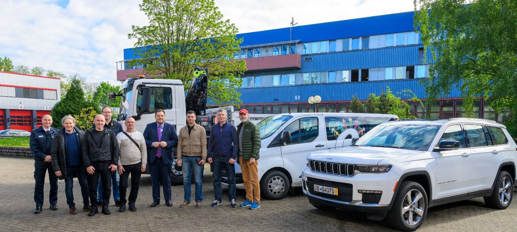 Stadt spendet Fahrzeuge